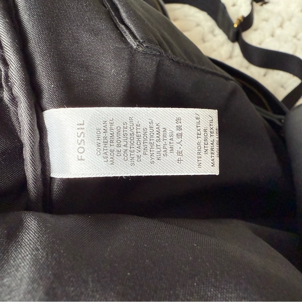 Fossil Sherri Leather Backpack. EUC!! - Picture 11 of 15